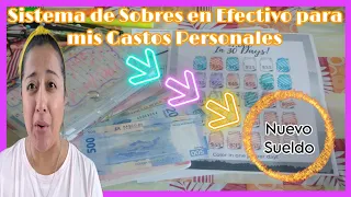 🔴RELLENO de SOBRES|AHORROS|PRESUPUESTO con mi SUELDO de MAESTRA|Mamá Trabajadora 💚