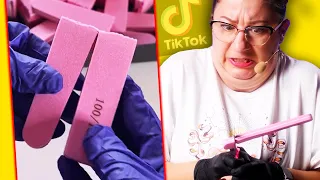 Stylistka paznokci vs TIKTOK 92! REAKCJA NA PAZNOKCIOWE TIKTOKI