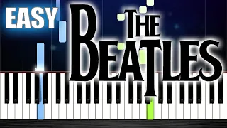 The Beatles - Here Comes The Sun - EASY Piano Tutorial by PlutaX