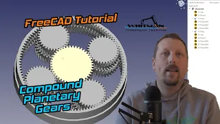 FreeCAD Compound Planetary Gearbox Tutorial