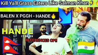 INDIAN RAPPER REACTS TO NEPALI HIP-HOP ARTIST 🇮🇳🇳🇵❤️|  PGGH Ft. Balen - Hande Official Music Video)🤯