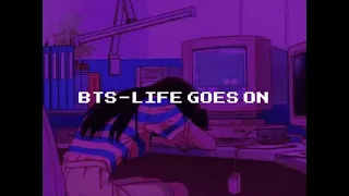BTS-LIFE GOES ON(slowed+reverb+rain)