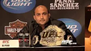 UFC 107: Penn-Sanchez final pre-fight words - 2009-12-11
