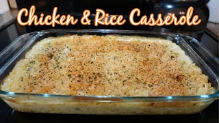 EASY CHICKEN & RICE CASSEROLE | CHICKEN RECIPE #homemade #chickenrecipes #homemaking