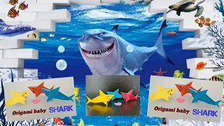 Origami Baby Shark | Origami Shark | Origami Hiu