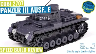 COBI 2707 - Panzer III Ausf. E - Speed Build Review