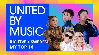 EUROVISION 2024 BIG FIVE + SWEDEN⎥MY TOP 6 🇮🇹🇬🇧🇫🇷🇪🇸🇩🇪🇸🇪