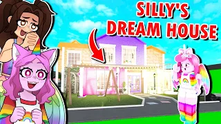 I Built Silly her DREAM Bloxburg MANSION !!! (Roblox)