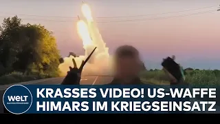 PUTINS KRIEG: Krasses Video! Hier setzen die Ukrainer das US-Raketensystem Himars ein