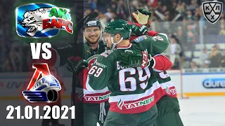 АК БАРС - ЛОКОМОТИВ (21.01.2021)/ ЧЕМПИОНАТ КХЛ/ KHL В NHL 20! ОБЗОР МАТЧА