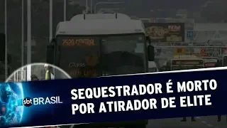 Sequestrador de ônibus no Rio é morto por atirador de elite | SBT Brasil (20/08/19)