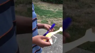 Rubber band helicopter- STEM