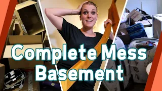 Getting My Basement Under Control || Organize and Unpack With Me