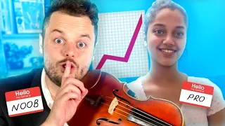 I hired PRO Violin Teachers and Pretended to be a Beginner…