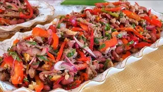 САЛАТ МИНИСТЕРСКИЙ ОЧЕНЬ ЛЁГКИЙ И ВКУСНЫЙ. ЗАКУСКИ НА ПРАЗДНИЧНЫЙ СТОЛ 2023! САМЫЕ ВКУСНЫЕ И ПРОСТЫЕ