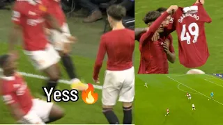 Scenes!! 🔥 Alejandro Garnacho goal steals victory Man United Vs Fulham as Eriksen first goal for ...