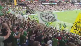Timbers, Sounders fans unite on 'Iron Front'