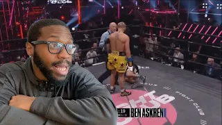 Jake Paul vs Ben Askren Boxing Highlights REACTION!!!!