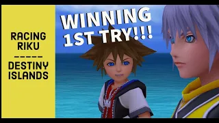 Riku's Race on Destiny Islands  - Kingdom Hearts 1 Final Mix - (Silent Walkthrough)