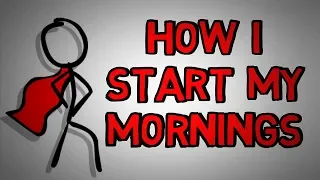 Morning Routine For Productivity - How I Start My Mornings (animated)