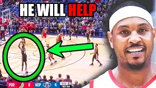 This is Why Carmelo Anthony HELPS The Trail Blazers In The NBA (Ft. Damian Lillard, Midranges)