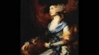 two great painters and portraitists : van Dyck and Gainsborough