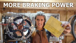 How to stop squealing brakes and get more power (bedding in brake pads and rotors) | Syd Fixes Bikes