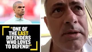 José Mourinho explains why Pepe is the last great defender in modern football!