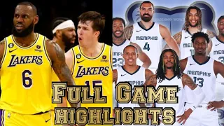 Lakers vs Grizzlies  Full Game Highlights-  March 27 2024