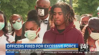 Officers fired for excessive force
