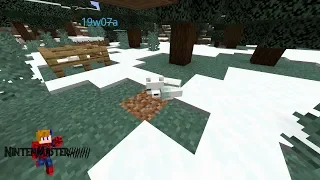 Minecraft Snapshot 19w07a FOXES & ARTIC FOXES?!?!