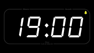 19 MINUTE - TIMER & ALARM - Full HD - COUNTDOWN