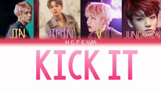 How Would BTS Sing Kick It by BLACKPINK [FANMADE] Coloring Codec Lyrics [HAN|ROM|ENG]