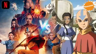 Avatar the last airbender anime vs live action | Netflix avatar | Nickelodeon avatar #series