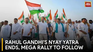 Rahul Gandhi's Yatra Ends in Mumbai, to Hold Mega Rally Today | Top Opposition Leaders To Join