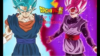 Top 10 Charaktere in Dragonball Z/Dragonball Super