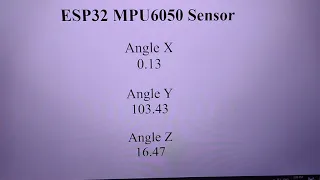 ESP32 MPU6050 with Web Server