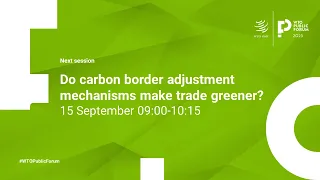 WS84 -Do carbon border adjustment mechanisms make trade greener?