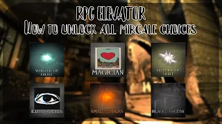 RPG ELEVATOR || How to unlock all mircales