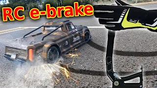 I fitted an e-brake to my RC Car (SPARKS!)