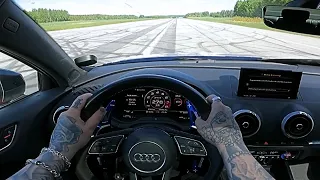 Audi RS3 0-270 km/h Launch Control