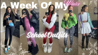 A WEEK OF MY SCHOOL OUTFITS☆|chit-chat, grwm, fashion advice, tutorials & more||ALIYAHAMARIAH