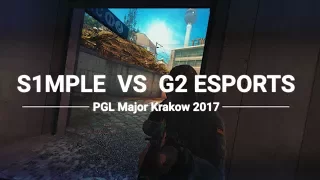 s1mple vs G2 Esports - PGL Major Krakow 2017