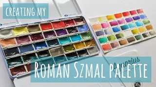 Putting Together My Roman Szmal Watercolour Palette