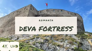WalkIn DEVA FORTRESS | ROMANIA | 4K HDR Walking Tour