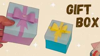 Diy Giftbox: How to Make GiftBox :easy PaperCrafts Idea🎁