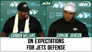 Quinnen Williams and Jermaine Johnson on addition of Haason Reddick to Jets defense | SNY