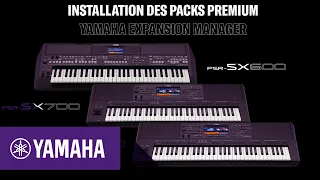 Installation packs Premium et packs Expansion - PSR-SX et Genos | Yamaha Music