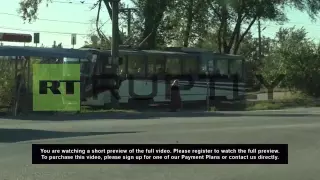 Ukraine: Kiev military trucks on the move in tense Mariupol