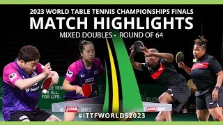 Lim/Shin vs Abiodun/Edem | XD R64 | 2023 ITTF World Table Tennis Championships Finals